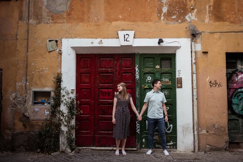 Rome photoshoot at Trastevere
