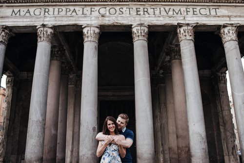 Rome photoshoot at The Pantheon & Streets of Rome