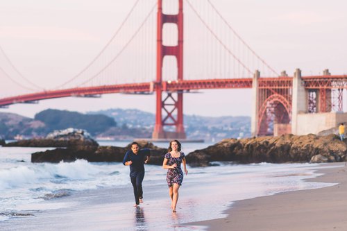 San Francisco photoshoot at Baker Beach