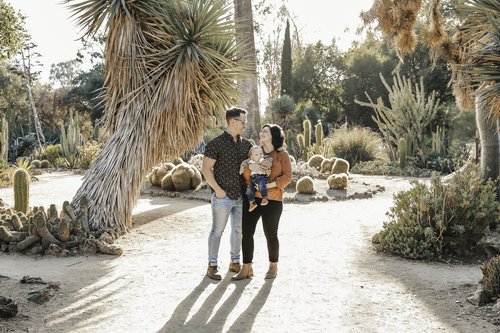 San Jose photoshoot at Cactus Garden