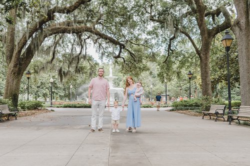 Savannah photoshoot at Forsyth Park