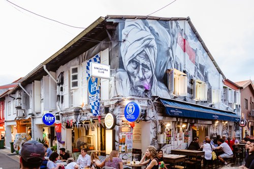 Singapore photoshoot at Haji Lane