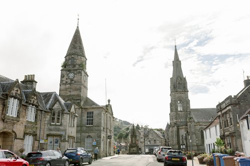 St. Andrews photoshoot at Falkland Historic Town