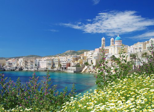 Syros photoshoot at The Vaporia Quarter