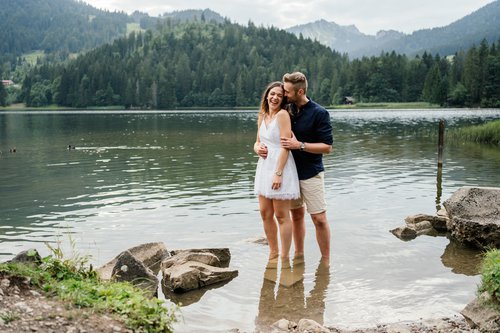 Tegernsee photoshoot at Lake Spitzingsee
