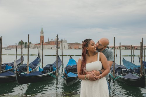 Venice anniversary photoshoot at San Marco