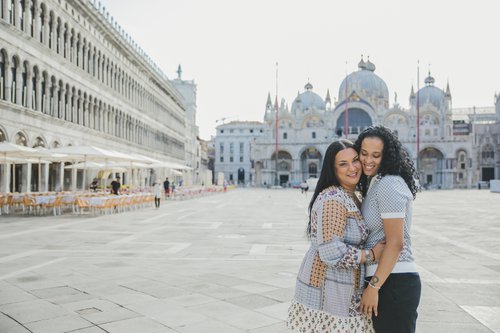 Venice honeymoon photoshoot at San Marco